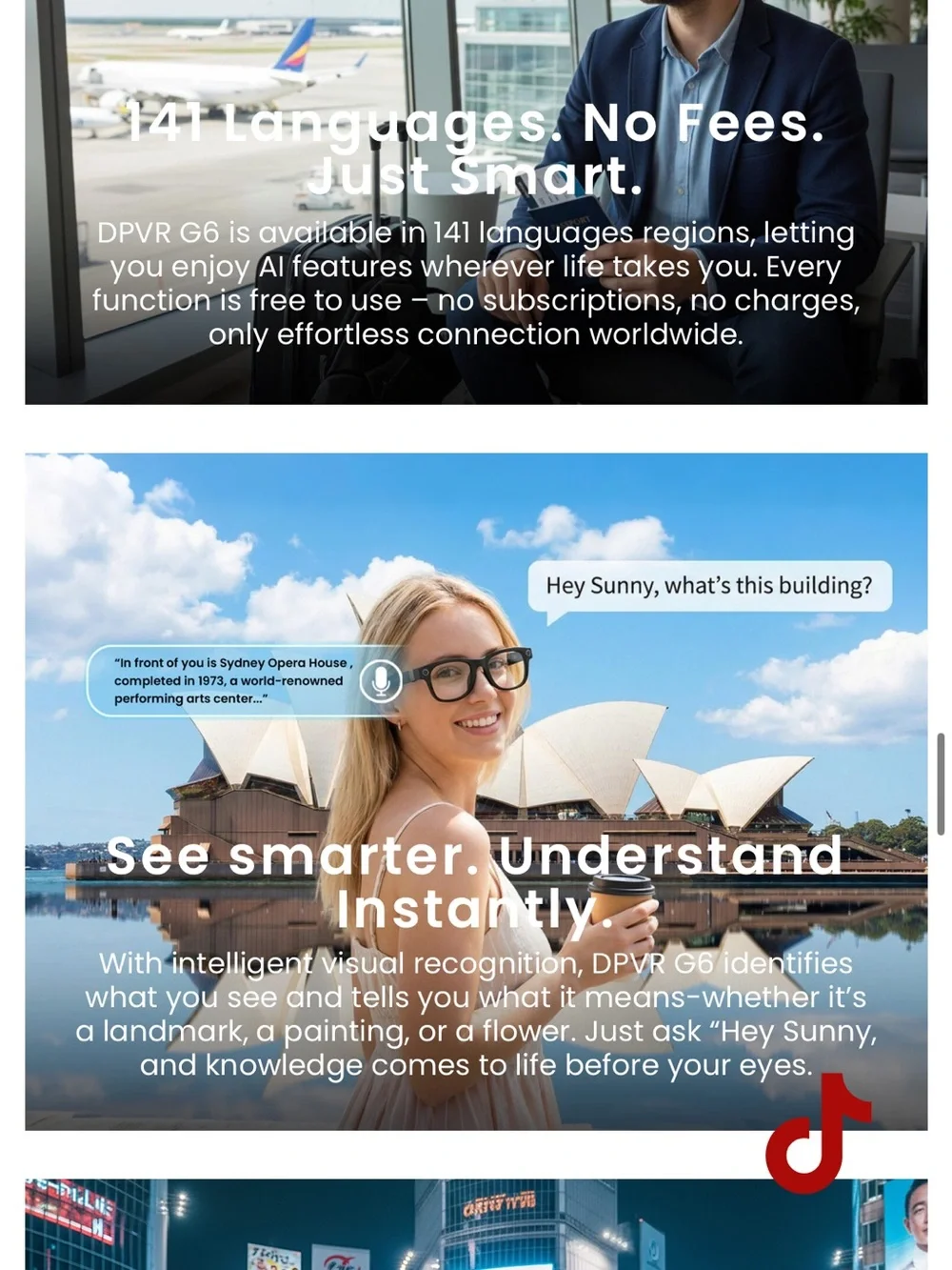 Smart Glasses - Black